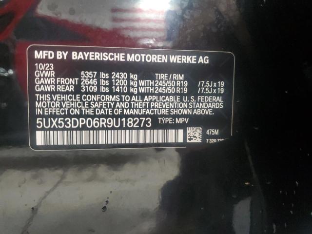 VIN 5UX53DP06R9U18273 2024 BMW X3, Xdrive30I no.12