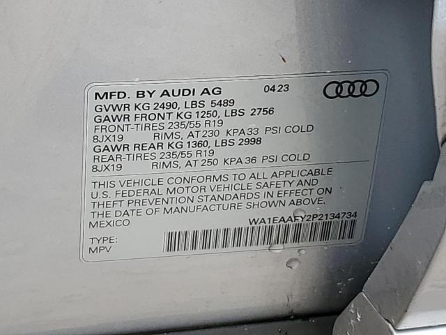 2023 AUDI Q5 PREMIUM - WA1EAAFY2P2134734