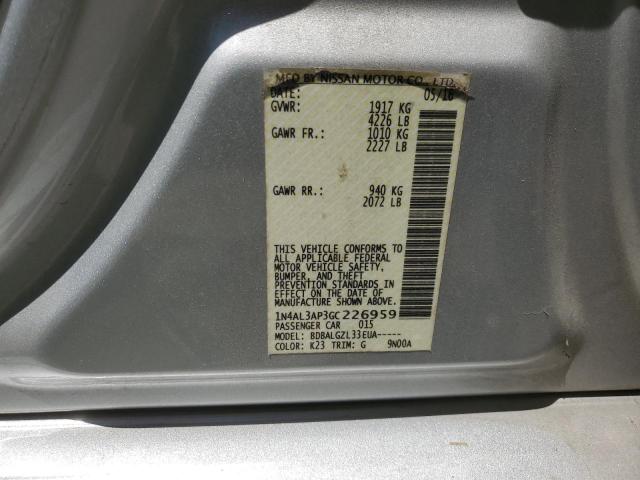 2016 NISSAN ALTIMA 2.5 - 1N4AL3AP3GC226959