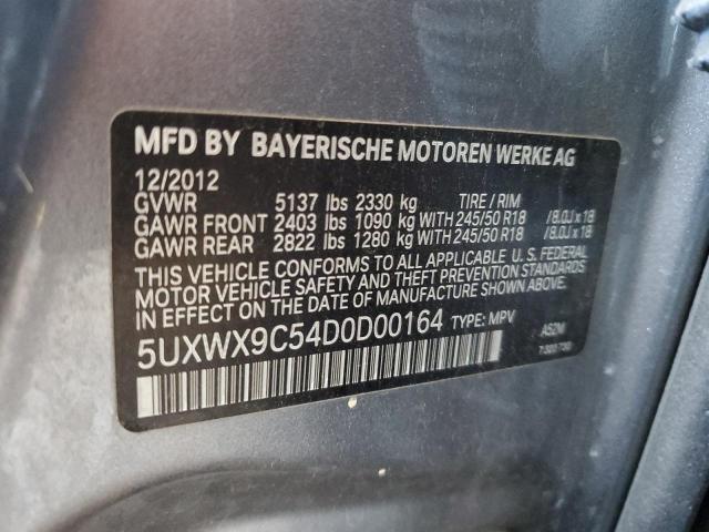 VIN 5UXWX9C54D0D00164 2013 BMW X3, Xdrive28I no.14