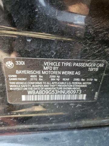 VIN WBA8D9G53HNU60973 2017 BMW 3 Series, 330 XI no.12