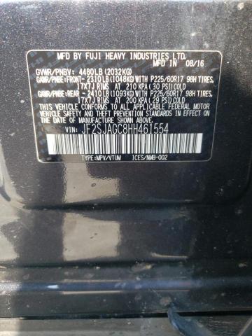 2017 SUBARU FORESTER 2 - JF2SJAGC8HH461554