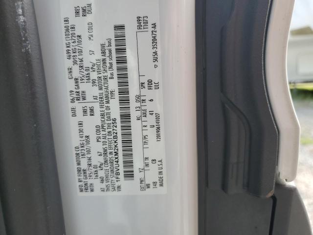 2019 FORD TRANSIT T- - 1FBVU4XM2KKB27256