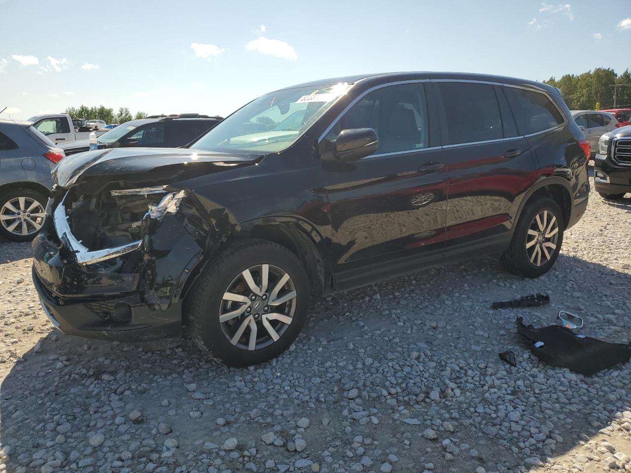 Lot #2962650773 2021 HONDA PILOT EXL