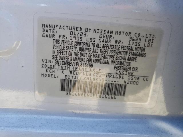 2023 NISSAN VERSA SV - 3N1CN8EV1PL816166