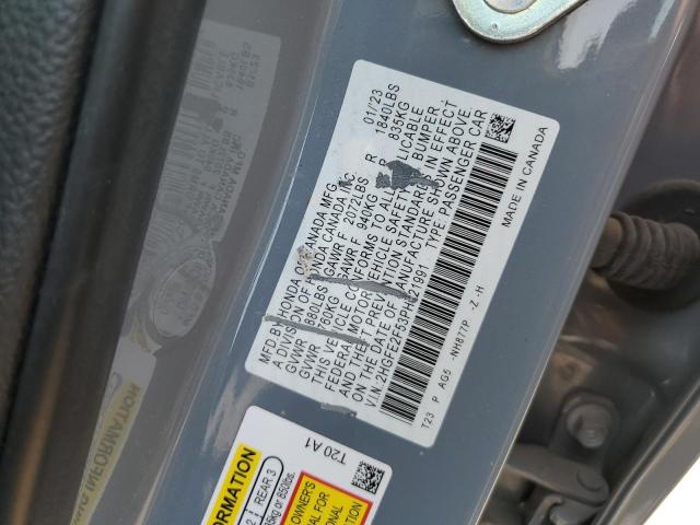 2023 HONDA CIVIC SPOR - 2HGFE2F53PH521991