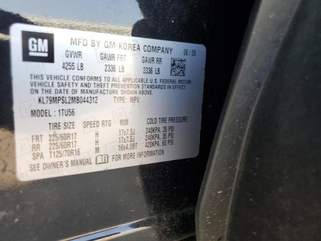2021 CHEVROLET TRAILBLAZE - KL79MPSL2MB044312