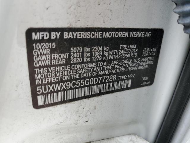 VIN 5UXWX9C55G0D77288 2016 BMW X3, Xdrive28I no.13