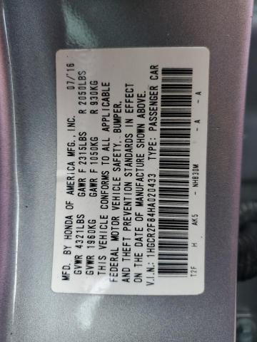 2017 HONDA ACCORD EXL - 1HGCR2F84HA020433