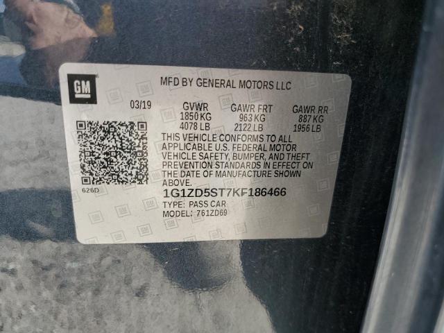 2019 CHEVROLET MALIBU LT - 1G1ZD5ST7KF186466