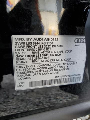 2022 AUDI SQ7 PRESTI - WA1VWBF79ND020214