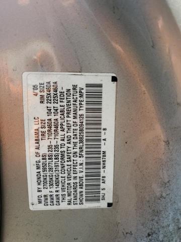 2005 HONDA ODYSSEY TO 5FNRL38825B094126  69617934