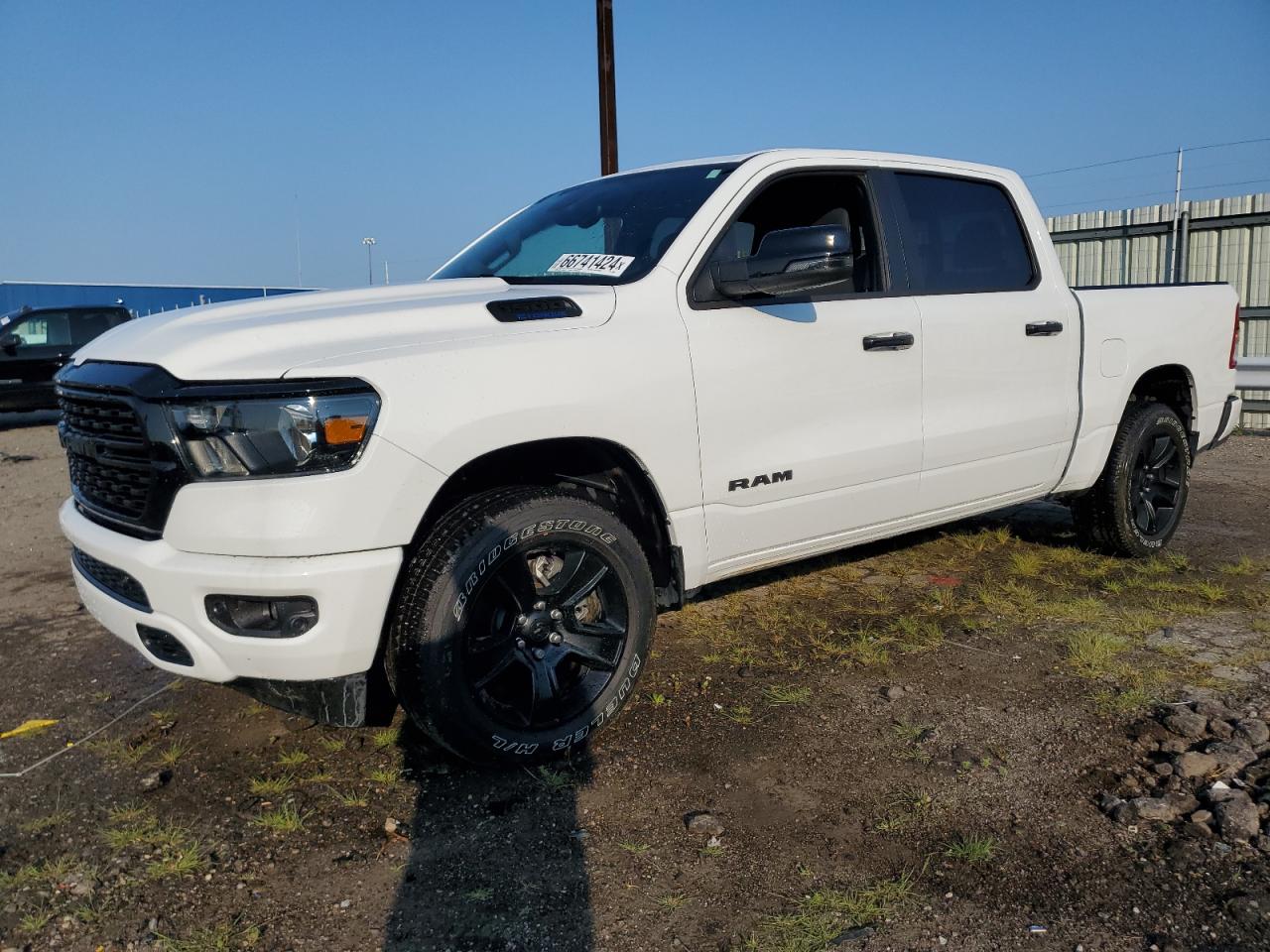 RAM 1500 BIG H 2024 white  gas 1C6RRFFGXRN227207 photo #1