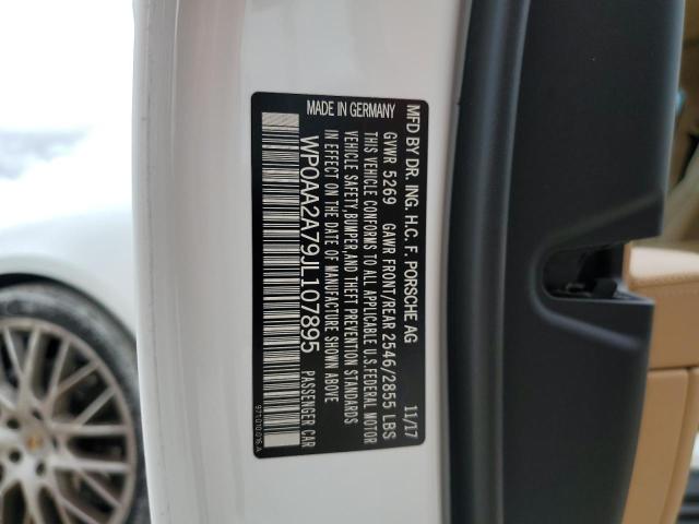 WP0AA2A79JL107895 2018 PORSCHE PANAMERA