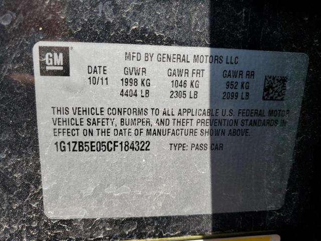 2012 CHEVROLET MALIBU LS 1G1ZB5E05CF184322  69033304