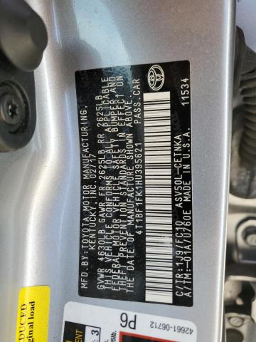 VIN 4T1BF1FK1HU395621 2017 Toyota Camry, LE no.12