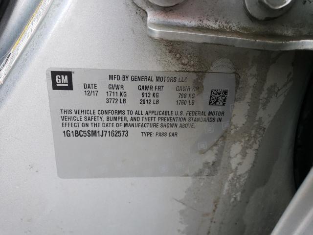 2018 CHEVROLET CRUZE LS - 1G1BC5SM1J7162573