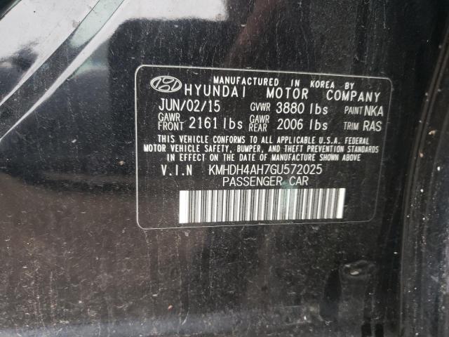 2016 HYUNDAI ELANTRA SE - KMHDH4AH7GU572025
