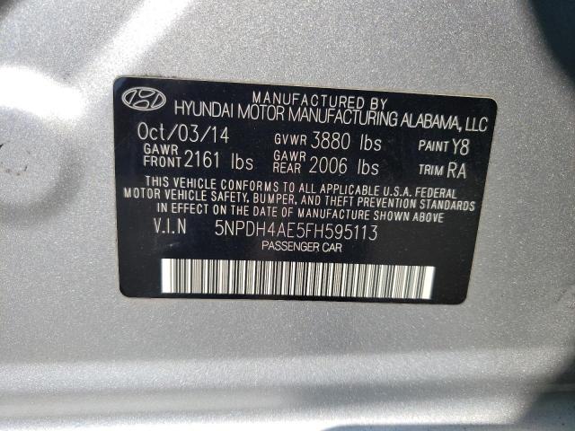 2015 HYUNDAI ELANTRA SE - 5NPDH4AE5FH595113