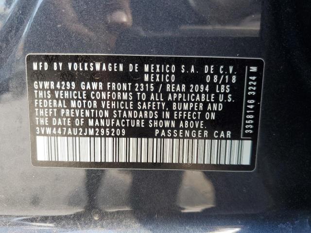 2018 VOLKSWAGEN GTI S/SE - 3VW447AU2JM295209