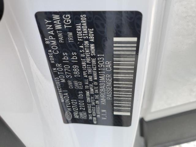 2021 HYUNDAI VENUE SEL - KMHRC8A31MU119031