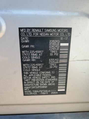 2018 NISSAN ROGUE S - KNMAT2MT3JP519693