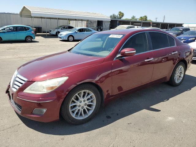 HYUNDAI GENESIS 3. 2011 burgundy  gas KMHGC4DE9BU132975 photo #1