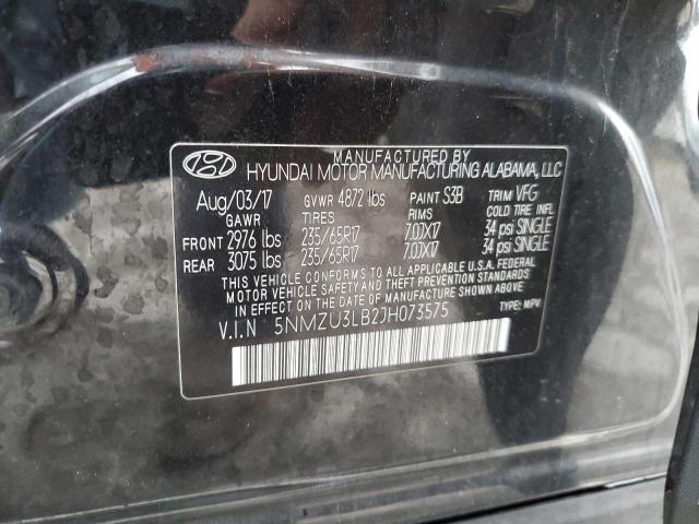 2018 HYUNDAI SANTA FE S - 5NMZU3LB2JH073575