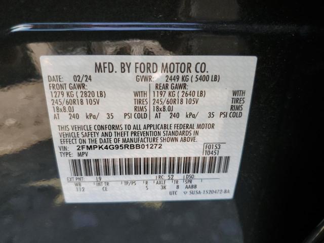 VIN 2FMPK4G95RBB01272 2024 Ford Edge, SE no.13