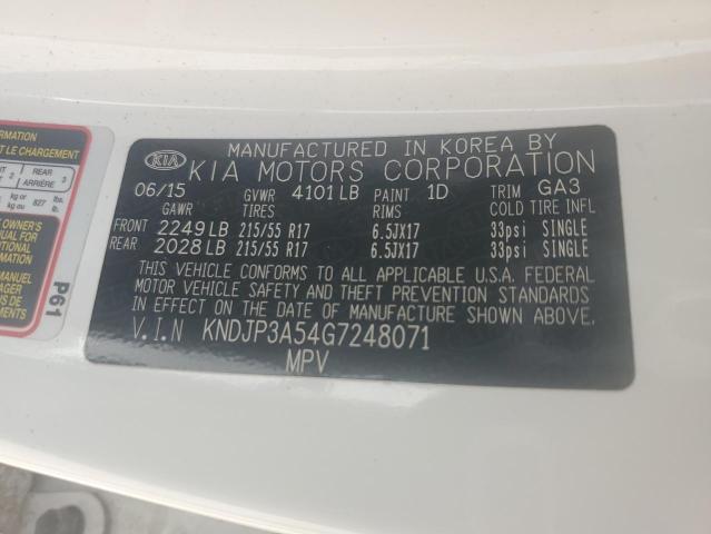 2016 KIA SOUL + - KNDJP3A54G7248071