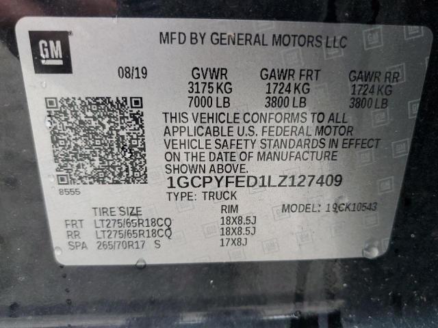 2020 CHEVROLET SILVRDO LS - 1GCPYFED1LZ127409