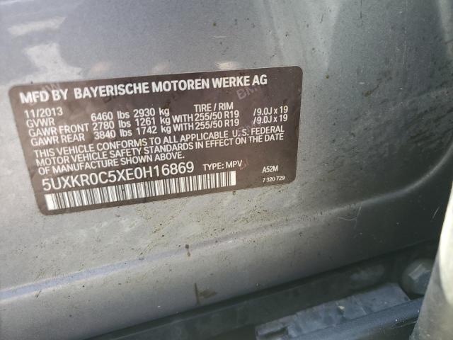 VIN 5UXKR0C5XE0H16869 2014 BMW X5, Xdrive35I no.13