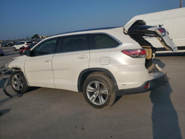Vin: 5tdykrfh0fs099214, lot: 65761694, toyota highlander limited 20152