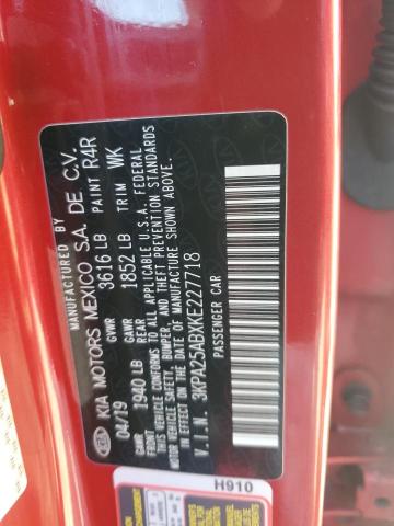 2019 KIA RIO S - 3KPA25ABXKE227718