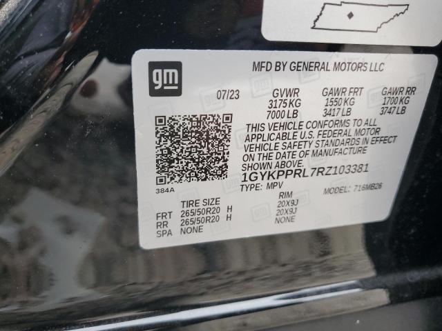 2024 CADILLAC LYRIQ LUXU - 1GYKPPRL7RZ103381