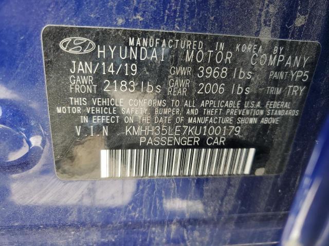 2019 HYUNDAI ELANTRA GT - KMHH35LE7KU100179