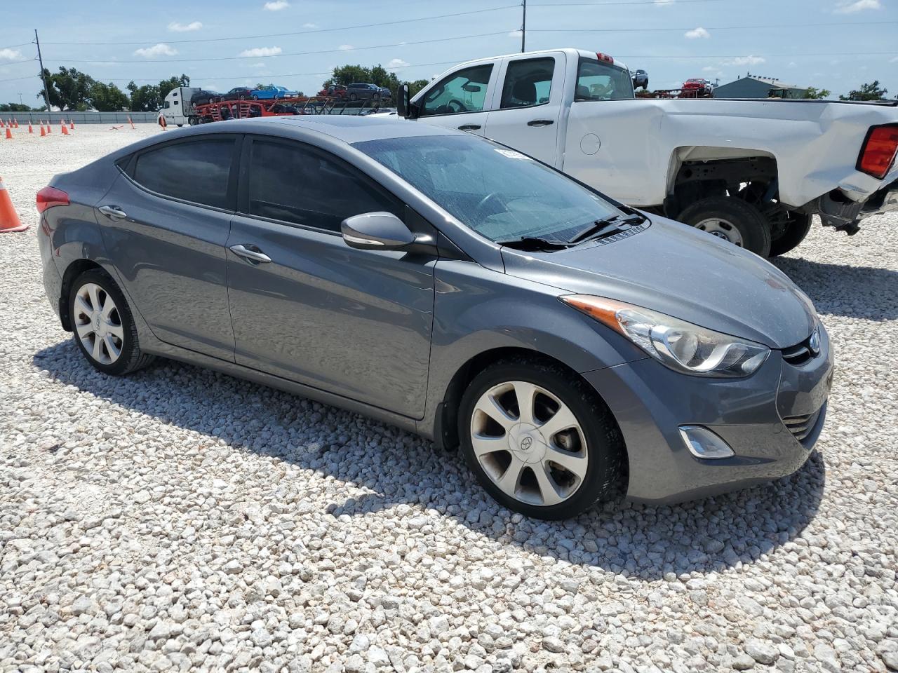 Lot #2814517647 2013 HYUNDAI ELANTRA GL