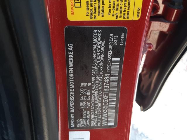2015 MINI COOPER - WMWXS5C5XFT837484