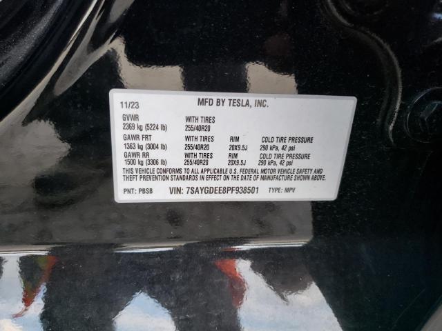 2023 TESLA MODEL Y - 7SAYGDEE8PF938501