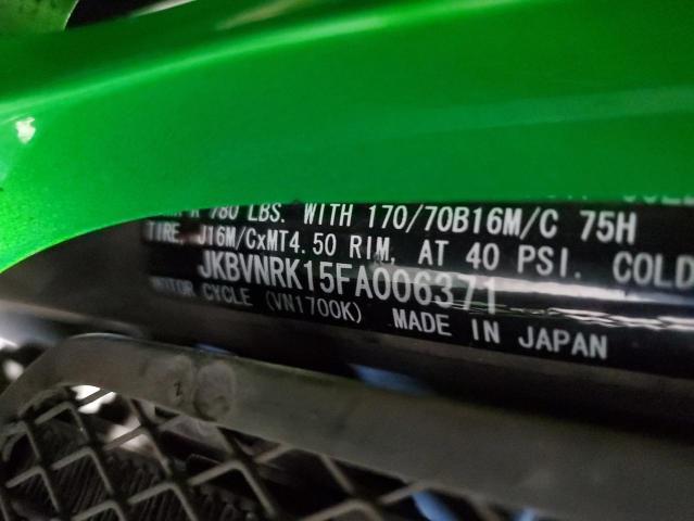 2015 KAWASAKI VN1700 K JKBVNRK15FA006371