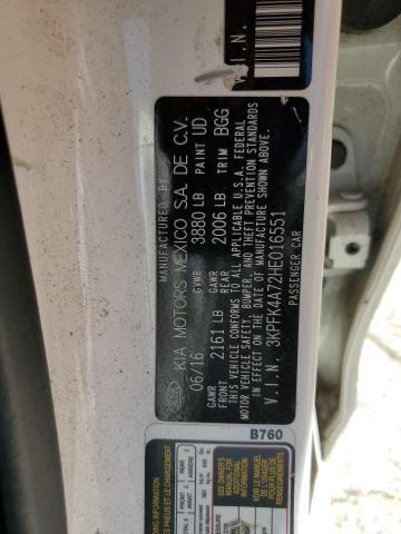 2017 KIA FORTE LX - 3KPFK4A72HE016551