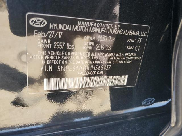 2017 HYUNDAI SONATA SPO - 5NPE34AB1HH568437