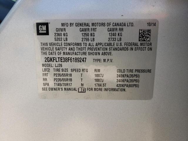 2015 GMC TERRAIN SL - 2GKFLTE38F6189247