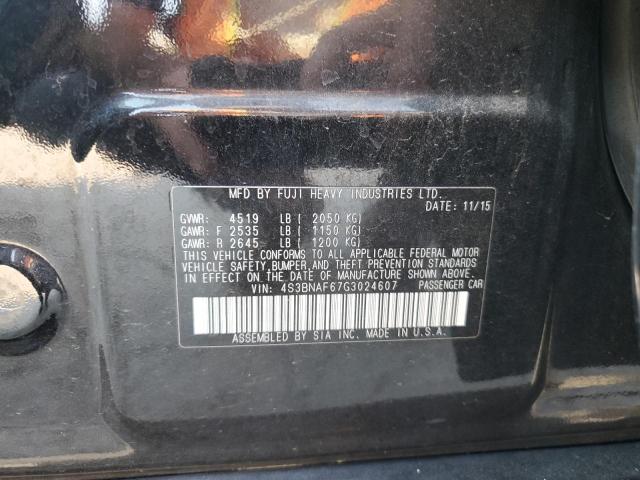 2016 SUBARU LEGACY 2.5 - 4S3BNAF67G3024607