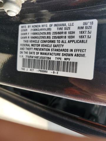 2018 HONDA CR-V EXL - 7FARW1H87JE037284