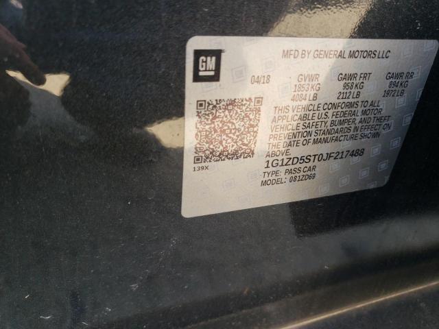 2018 CHEVROLET MALIBU LT - 1G1ZD5ST0JF217488