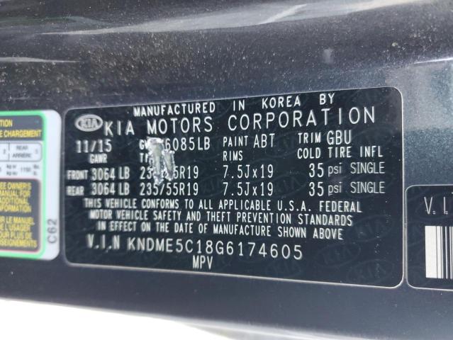 2016 KIA SEDONA SXL - KNDME5C18G6174605