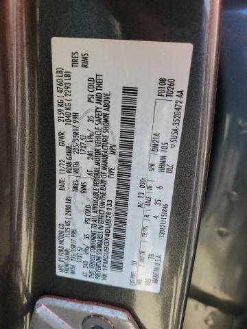 VIN 1FMCU9GX4DUB76133 2013 Ford Escape, SE no.13