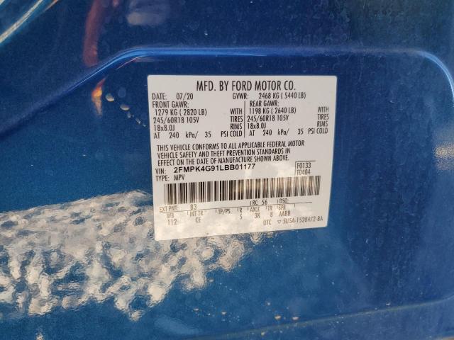 2020 FORD EDGE SE - 2FMPK4G91LBB01177