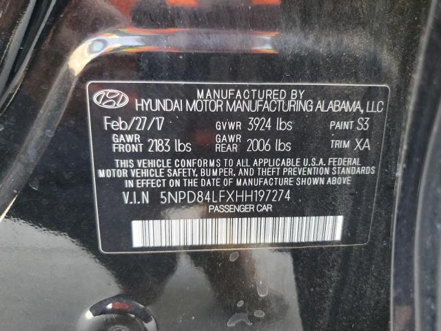 2017 HYUNDAI ELANTRA SE - 5NPD84LFXHH197274